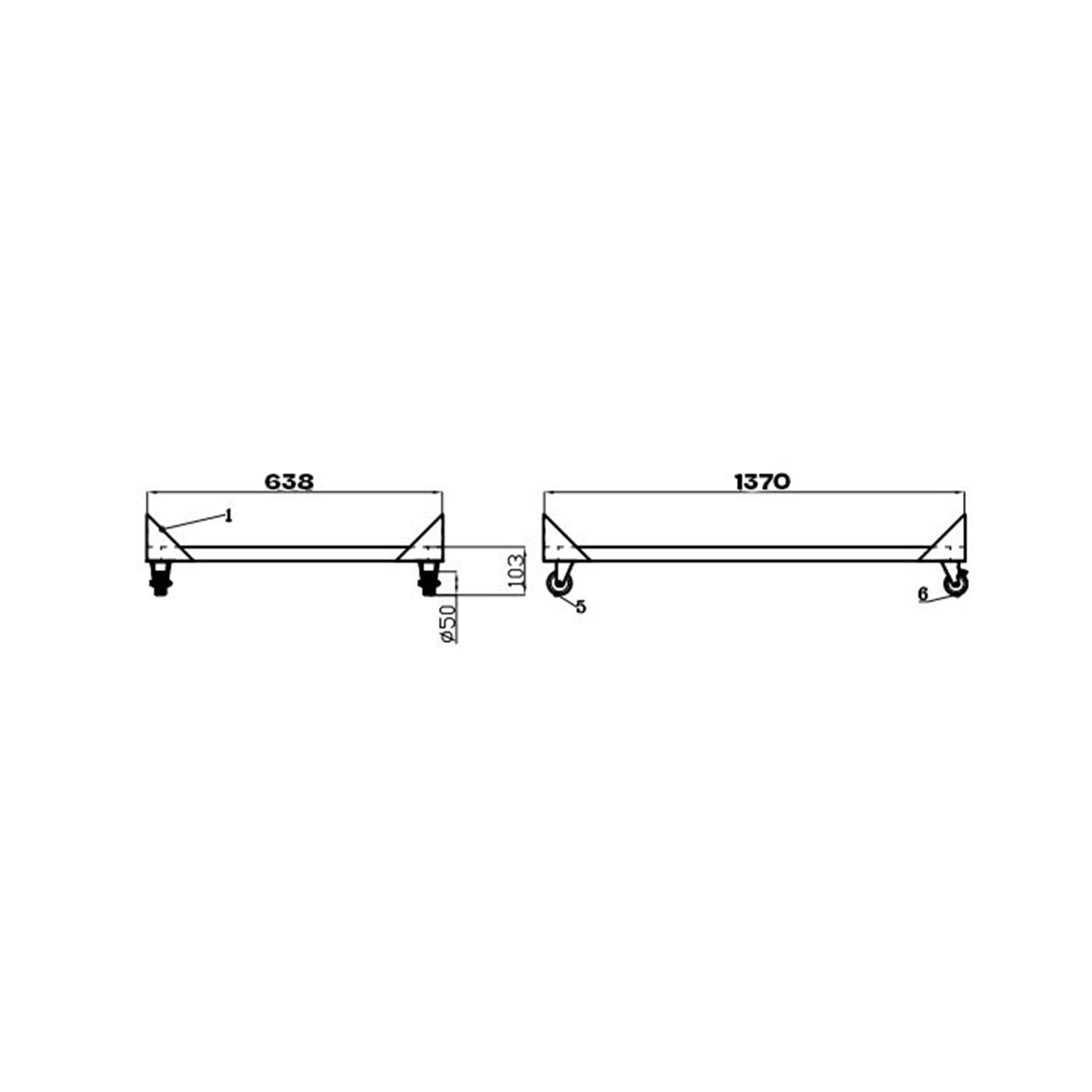 Suport pentru saladette, 3 uși, Combi Steel