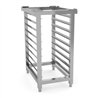 Suport cu șine, 9 tăvi GN 1/1, STAND WITH RUNNERS SET 9X1/1GN, Combi Steel