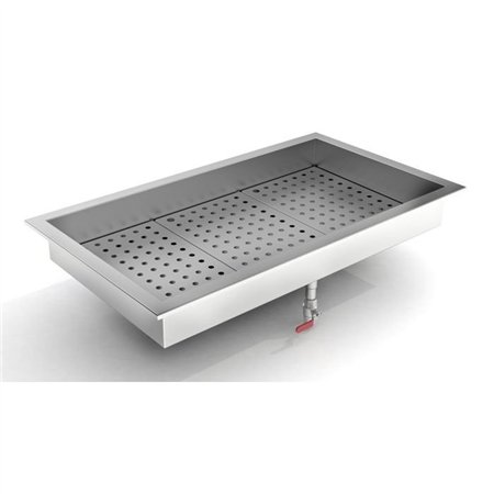 Bucătărie profesională, bin pentru gheață zdrobită, 3/1GN, Combi Steel