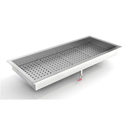 Bucătărie profesională, bin pentru gheață zdrobită, 4/1 GN, Combi Steel