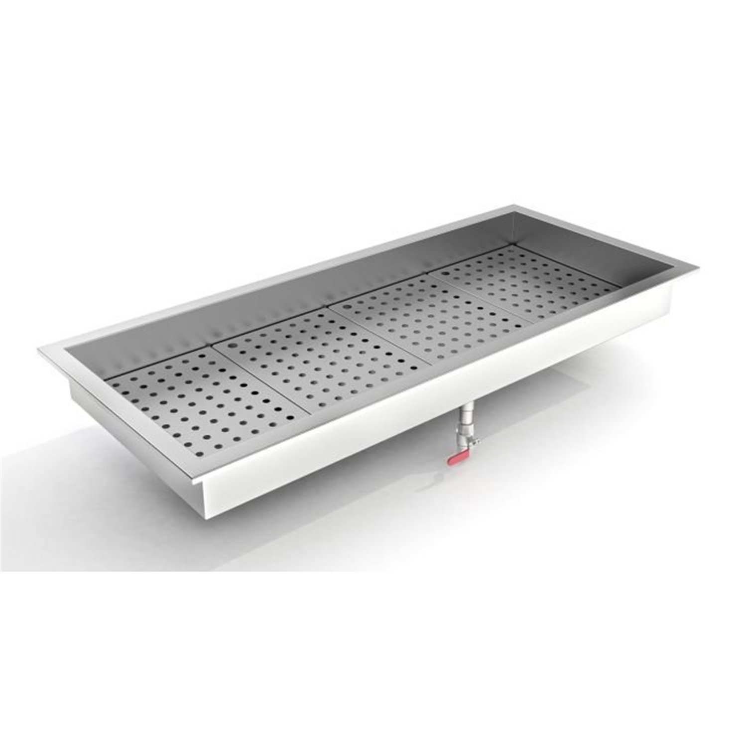Bucătărie profesională, bin pentru gheață zdrobită, 4/1 GN, Combi Steel