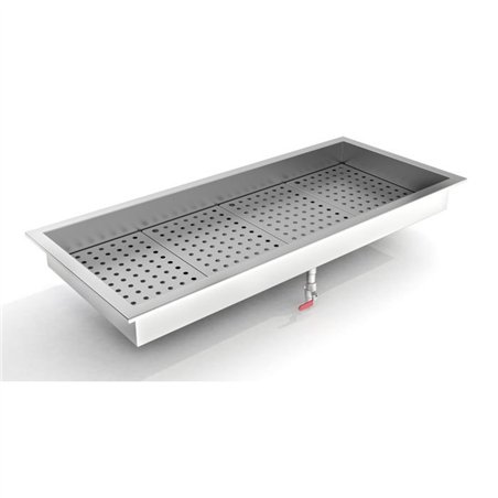 Bucătărie profesională, bin pentru gheață zdrobită, 4/1 GN, Combi Steel