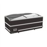 Ladă frigorifică, manuală, cu capac din sticlă, SUPERMARKET CHEST FREEZER BLACK HEAD ELEMENT, Combi Steel
