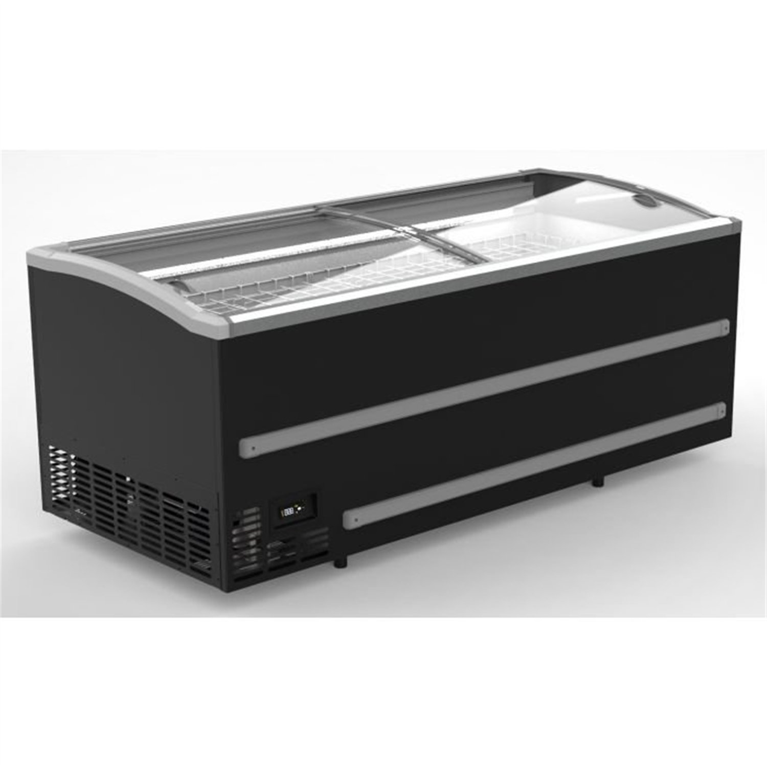 Ladă frigorifică, 2500 litri, dezghețare manuală, SUPERMARKET CHEST FREEZER BLACK 2500, Combi Steel