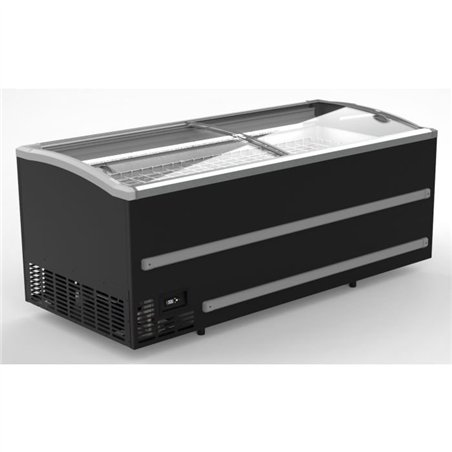 Ladă frigorifică, 2500 litri, dezghețare manuală, SUPERMARKET CHEST FREEZER BLACK 2500, Combi Steel