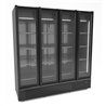 Vitrină frigorifică cu 4 uși din sticlă, 1850L, Combi Steel
