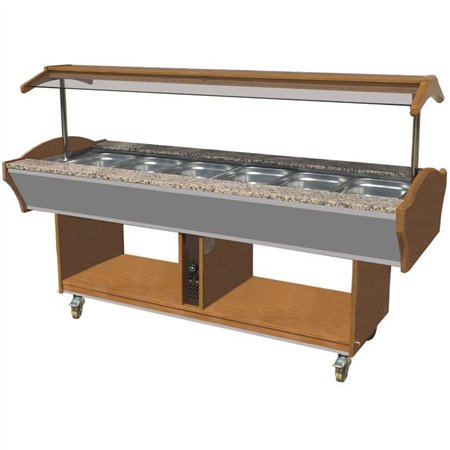 Bufet cald, GN 6/1, Combi Steel