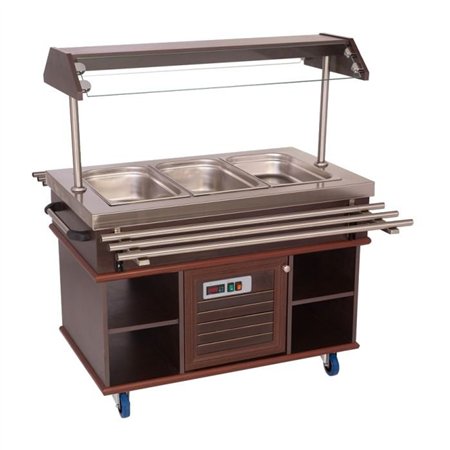 Bufet cald, GN 3/1, Combi Steel