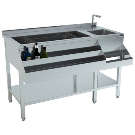 Stație cocktail bar, 1400 mm, Combi Steel