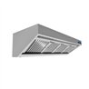 Hota montată pe perete, completă, 1600 m³/h, 900 WALL-MOUNTED HOOD COMPLETE 1600, Combi Steel