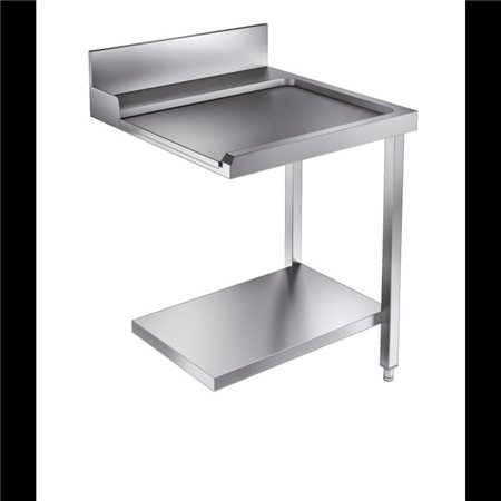 Masă de ieșire, raft inferior 700 dreapta, model 7082.0070-0075, Combi Steel