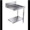 Masă de ieșire, raft inferior 700 dreapta, model 7082.0070-0075, Combi Steel