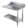 Masă de ieșire cu raft inferior, 1100 mm, dreapta, model 7082.0070-0075, Combi Steel