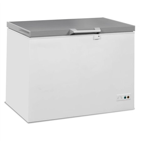 Ladă frigorifică, capac din oțel inoxidabil, 305 L, Combi Steel