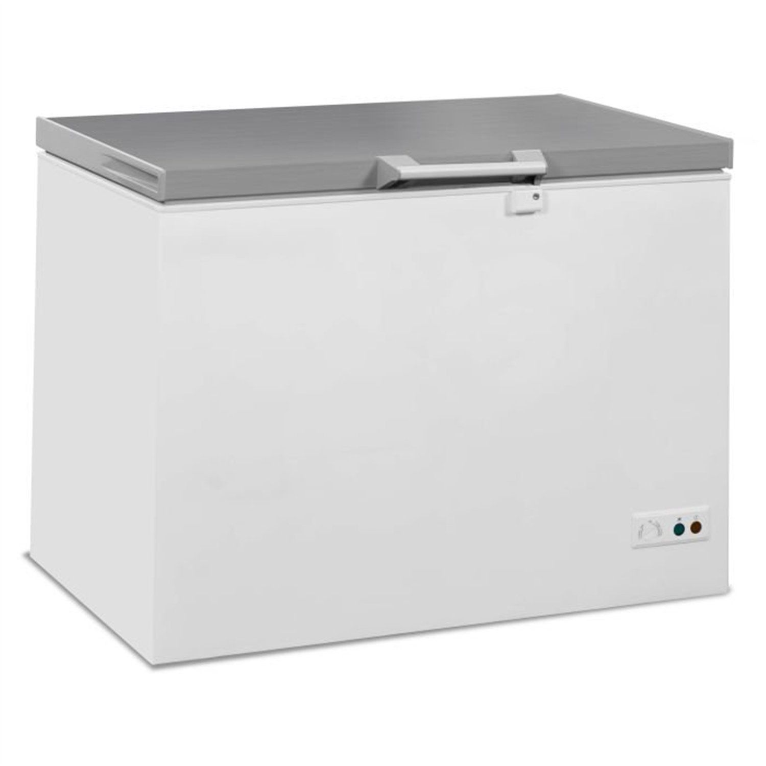 Ladă frigorifică, capac din oțel inoxidabil, 305 L, Combi Steel