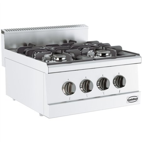 Aragaz pe gaz, 4 arzătoare, BASE 600 GAS RANGE 4 BU., Combi Steel