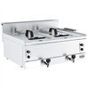 Prăjitor cu gaz, 2x8L, lățime 800mm, BASE 600 GAS FRYER 2X8L **ATTENTION, 800MM WIDTH**, marca Combi Steel.