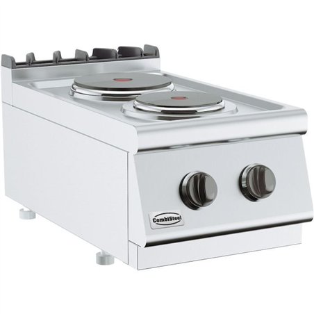 Plită electrică, 2 zone de gătit, BASE 700 ELECTRIC RANGE 2 PL., Combi Steel