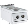 Plită electrică, 2 zone de gătit, BASE 700 ELECTRIC RANGE 2 PL., Combi Steel