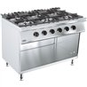 Aragaz profesional pe gaz, 6 arzătoare, BASE 700 GAS RANGE 6 BU., Combi Steel