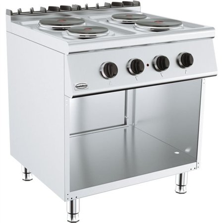 Plită electrică, 4 zone de gătit, BASE 700 ELECTRIC RANGE 4 PL., Combi Steel