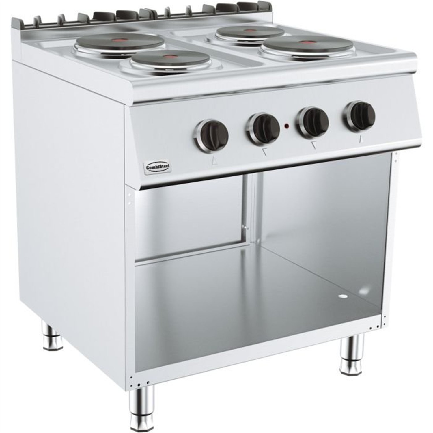 Plită electrică, 4 zone de gătit, BASE 700 ELECTRIC RANGE 4 PL., Combi Steel