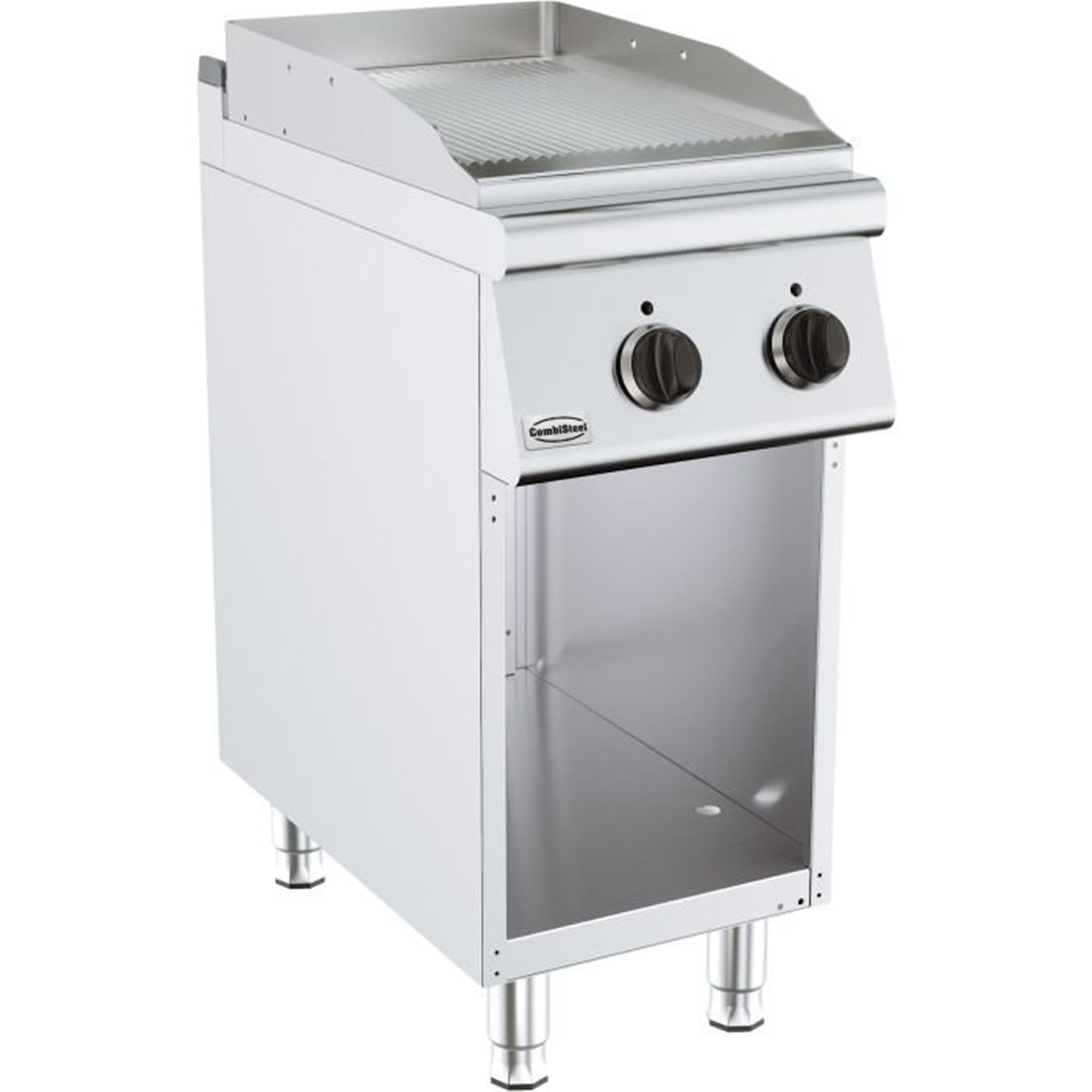 Plită de gătit, cu suprafață striată, electrică, BASE 700 EL. FRY TOP GROOVED, Combi Steel
