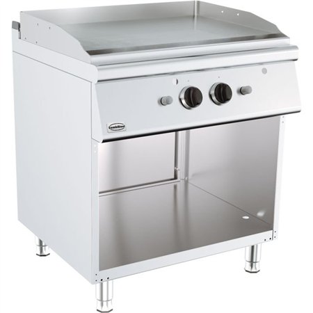 Plită de gătit, cu suprafață cromată, gaz, BASE 700 GAS FRY TOP CHROME, Combi Steel