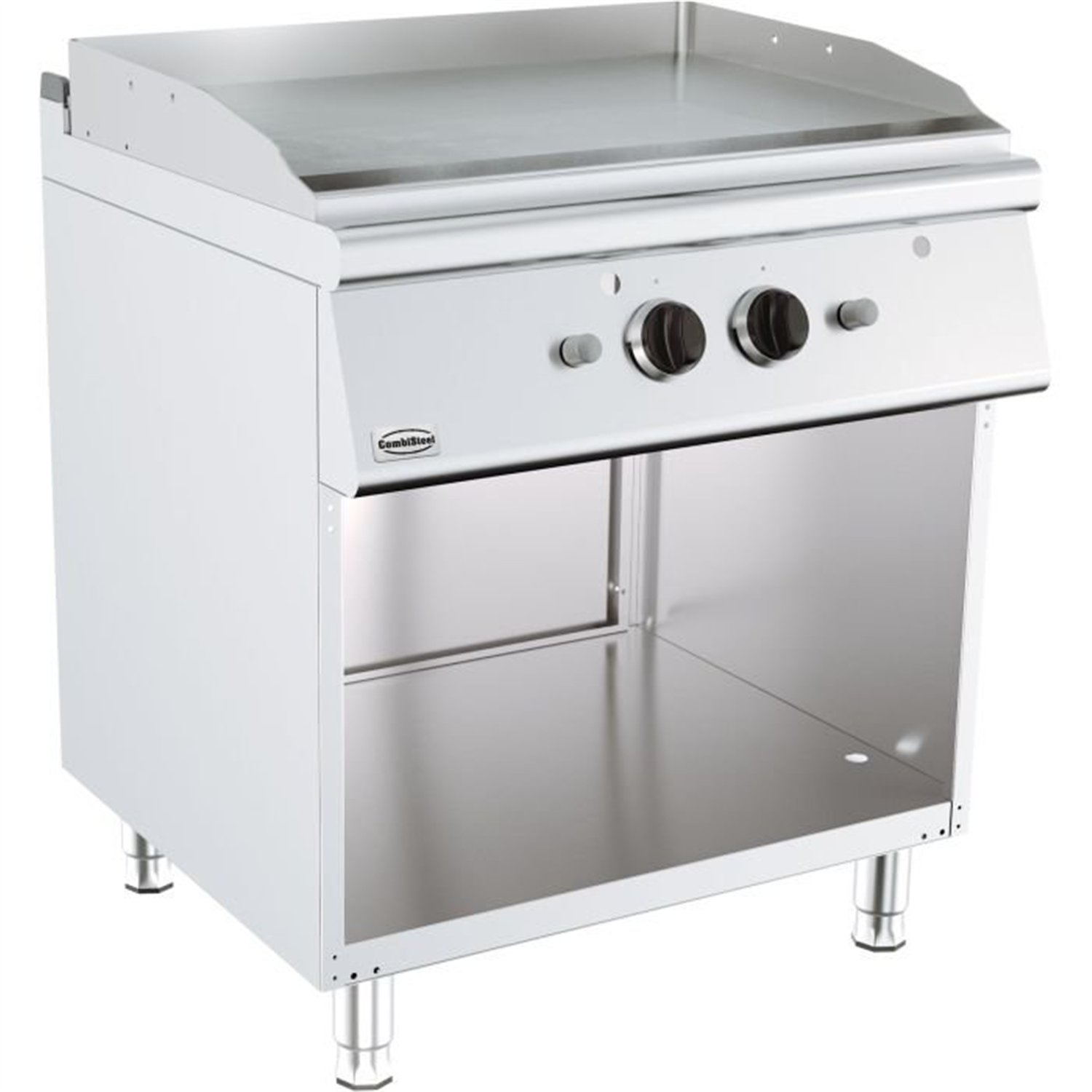 Plită de gătit, cu suprafață cromată, gaz, BASE 700 GAS FRY TOP CHROME, Combi Steel