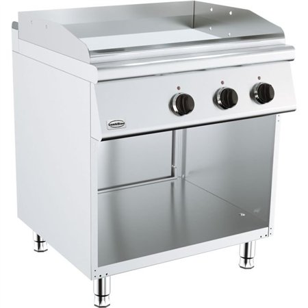 Plită de gătit, Fry top din oțel inoxidabil, BASE 700 EL. FRY TOP CHROME, Combi Steel