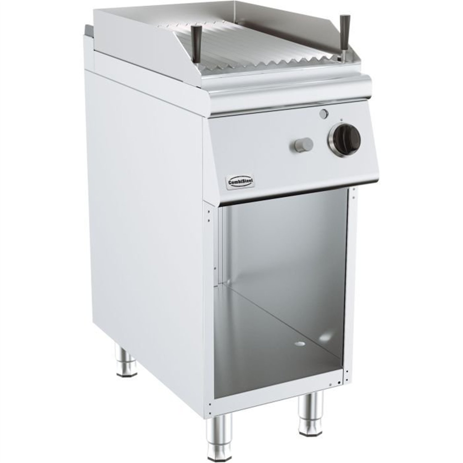 Grătar pe piatră vulcanică, gaz, 700 mm, BASE 700 GAS LAVA STONE GRILL, Combi Steel