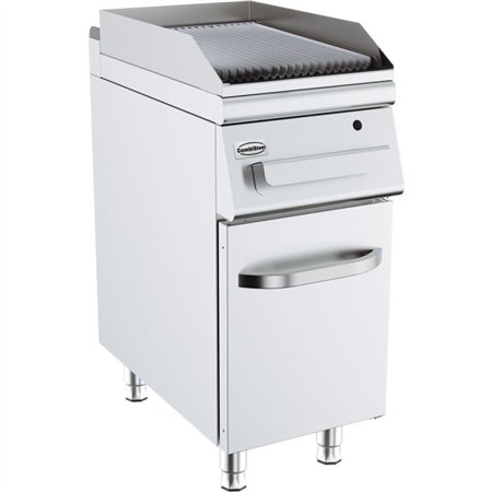 Grătar pe gaz cu vapori, 700 mm, Combi Steel