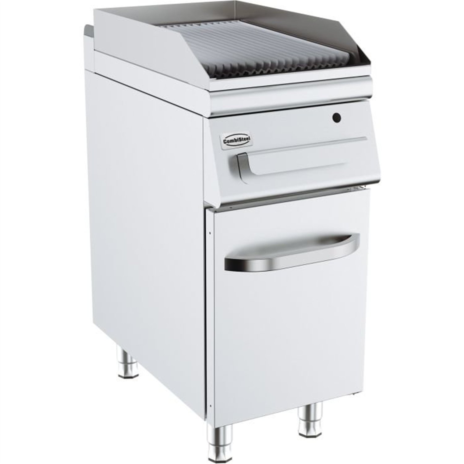 Grătar pe gaz cu vapori, 700 mm, Combi Steel