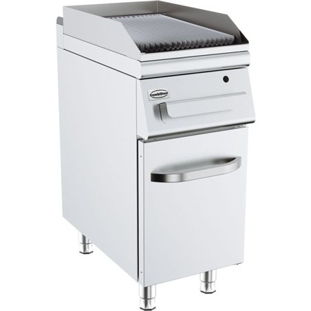 Grătar pe gaz cu vapori, 700 mm, Combi Steel