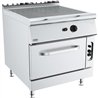 Aragaz profesional pe gaz, 900 mm, cu plită solidă, BASE 900 SOLID TOP RANGE GAS OVEN, Combi Steel