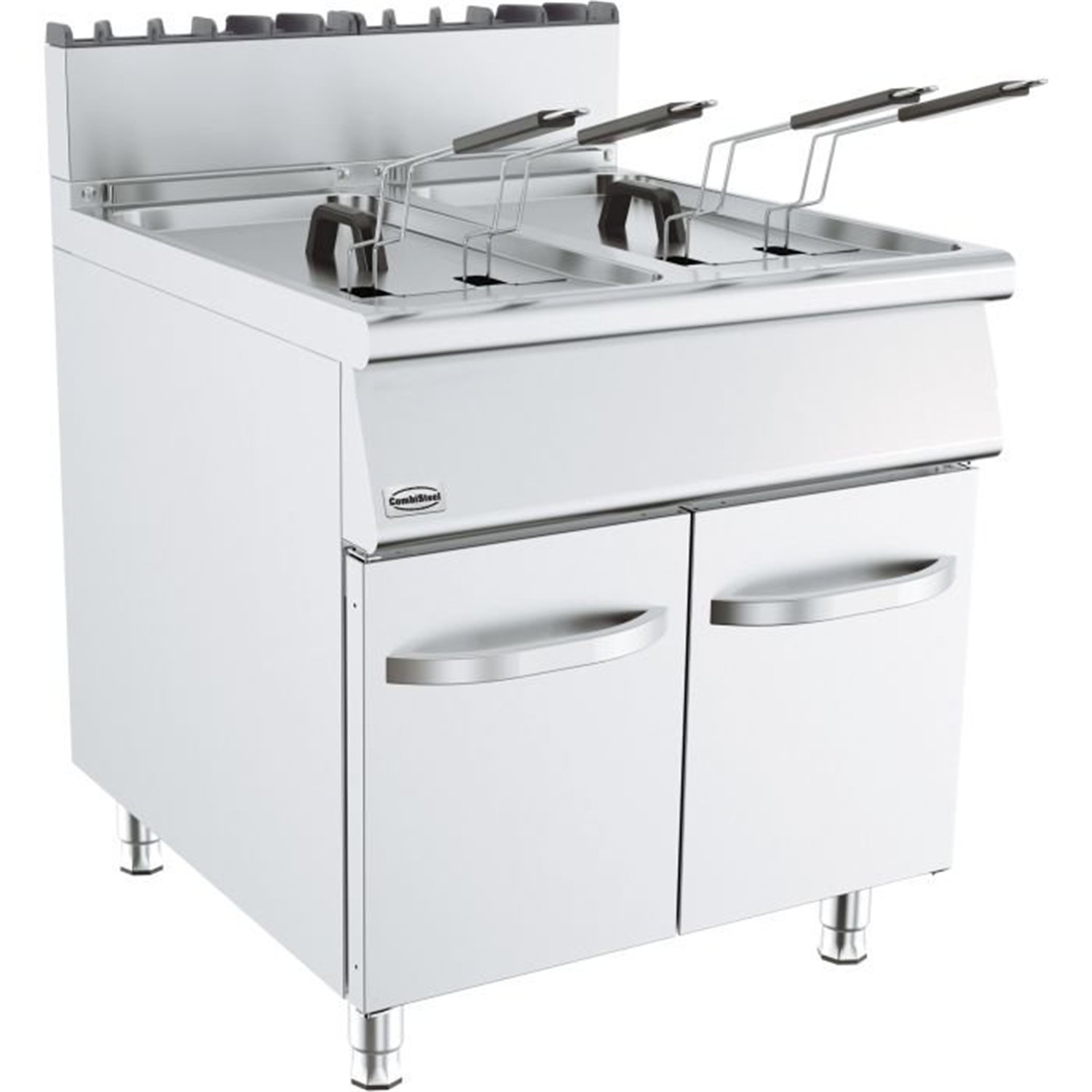 Prăjitor cu gaz, 2 cuve de 19L, BASE 900 GAS FRYER 2X19L, Combi Steel