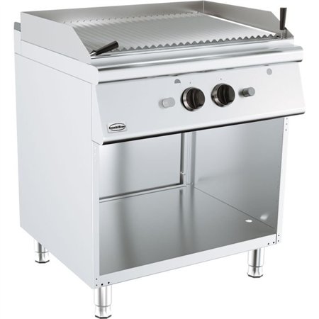 Grătar pe gaz cu piatră vulcanică, 900 mm, BASE 900 GAS LAVA STONE GRILL, Combi Steel