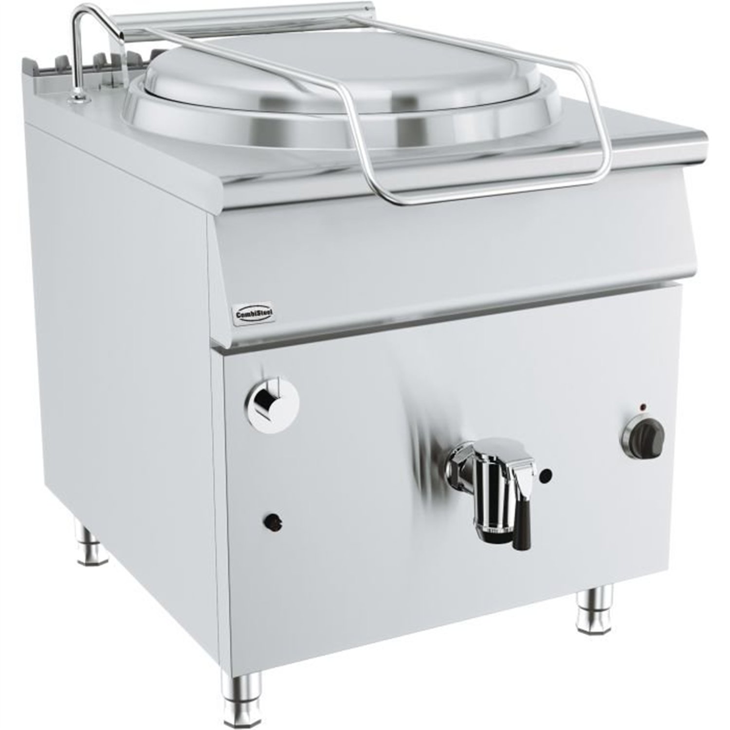 Vas de fiert gaz, 150L, încălzire indirectă, BASE 900 GAS BOILING PAN 150L - INDIRECT HEATING, Combi Steel