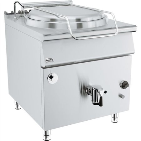 Vas de fiert gaz, 150L, încălzire directă, BASE 900 GAS BOILING PAN 150L - DIRECT HEATING, Combi Steel