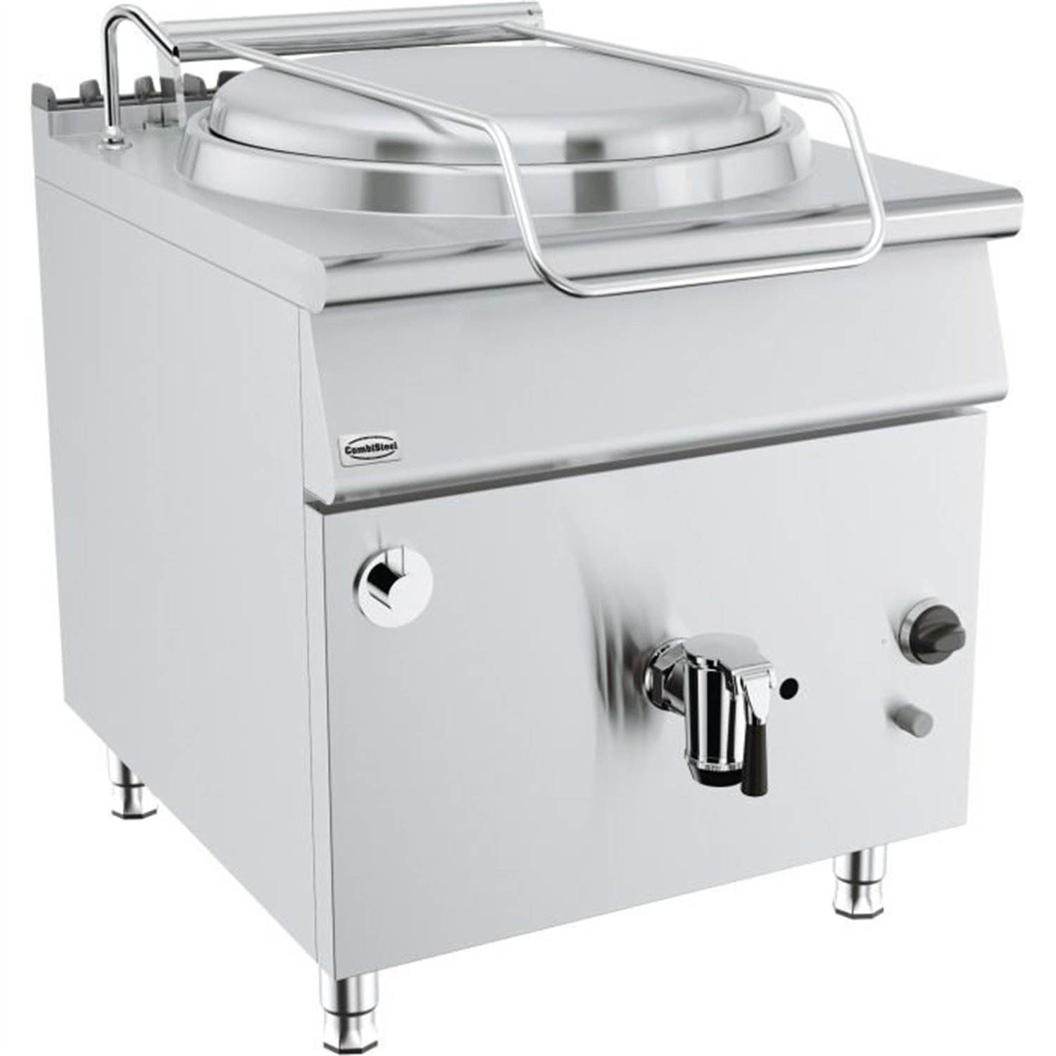 Vas de fiert gaz, 150L, încălzire directă, BASE 900 GAS BOILING PAN 150L - DIRECT HEATING, Combi Steel