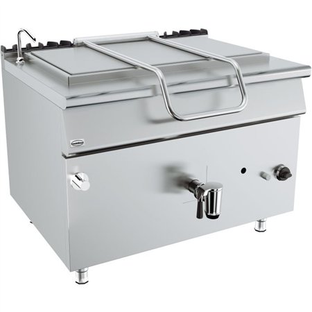 Vas de fiert gaz, 250L, încălzire directă, BASE 900 GAS BOILING PAN 250L - DIRECT HEATING, Combi Steel
