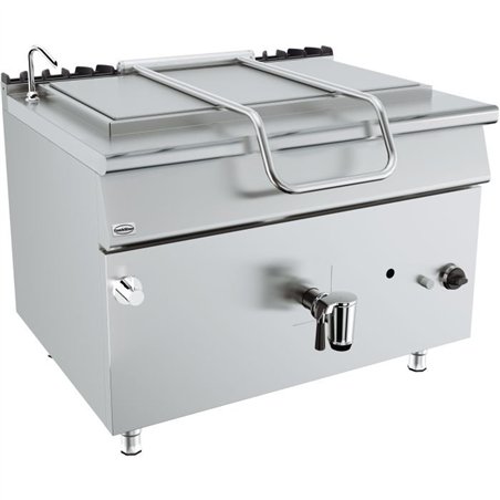 Vas de fiert gaz, 250L, încălzire directă, BASE 900 GAS BOILING PAN 250L - DIRECT HEATING, Combi Steel