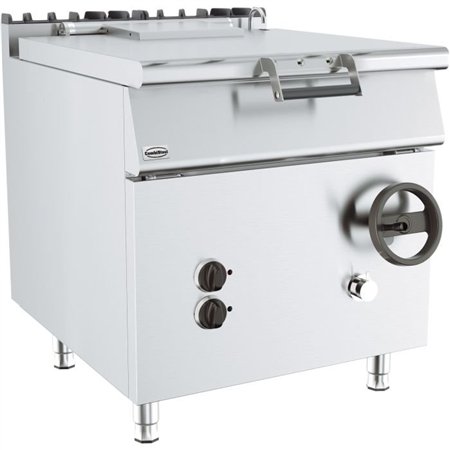 Tigaie inclinat electrică, 80L, BASE 900 EL, Combi Steel
