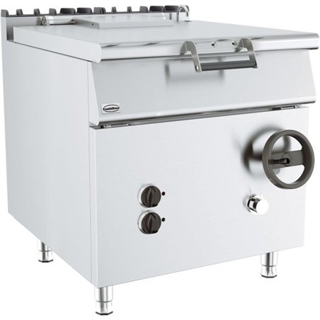Tigaie inclinat electrică, 80L, BASE 900 EL, Combi Steel