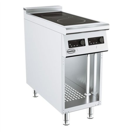 Plită electrică cu inducție, 2 zone de gătire, BASE 900 INDUCTION ELECTRIC RANGE 2 PL., Combi Steel