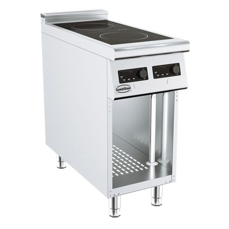 Plită electrică cu inducție, 2 zone de gătire, BASE 900 INDUCTION ELECTRIC RANGE 2 PL., Combi Steel