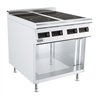 Plită electrică cu inducție, 4 zone de gătire, BASE 900 INDUCTION ELECTRIC RANGE 4 PL., Combi Steel