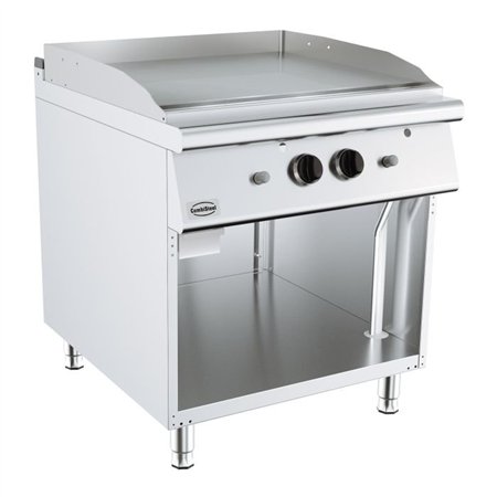 Plită de gătit, cu gaz, 900 mm, BASE 900 GAS FRY TOP, Combi Steel