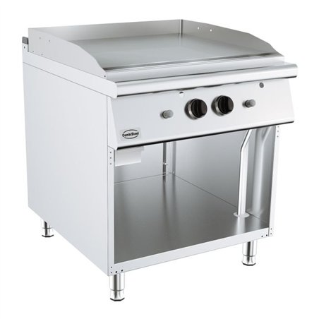 Plită de gătit, cu gaz, 900 mm, BASE 900 GAS FRY TOP, Combi Steel