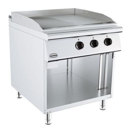 Plită electrică, suprafață gropată/fină, BASE 900 EL. FRY TOP GROOVED/SMOOTH, Combi Steel